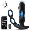 Mužský Thrusting Prostate Massager Bluetooth APP Vibrátor pro muže Gay anální zástrčka Bezdrátový dálkový anální zástrčka Sexuální hračka pro páry