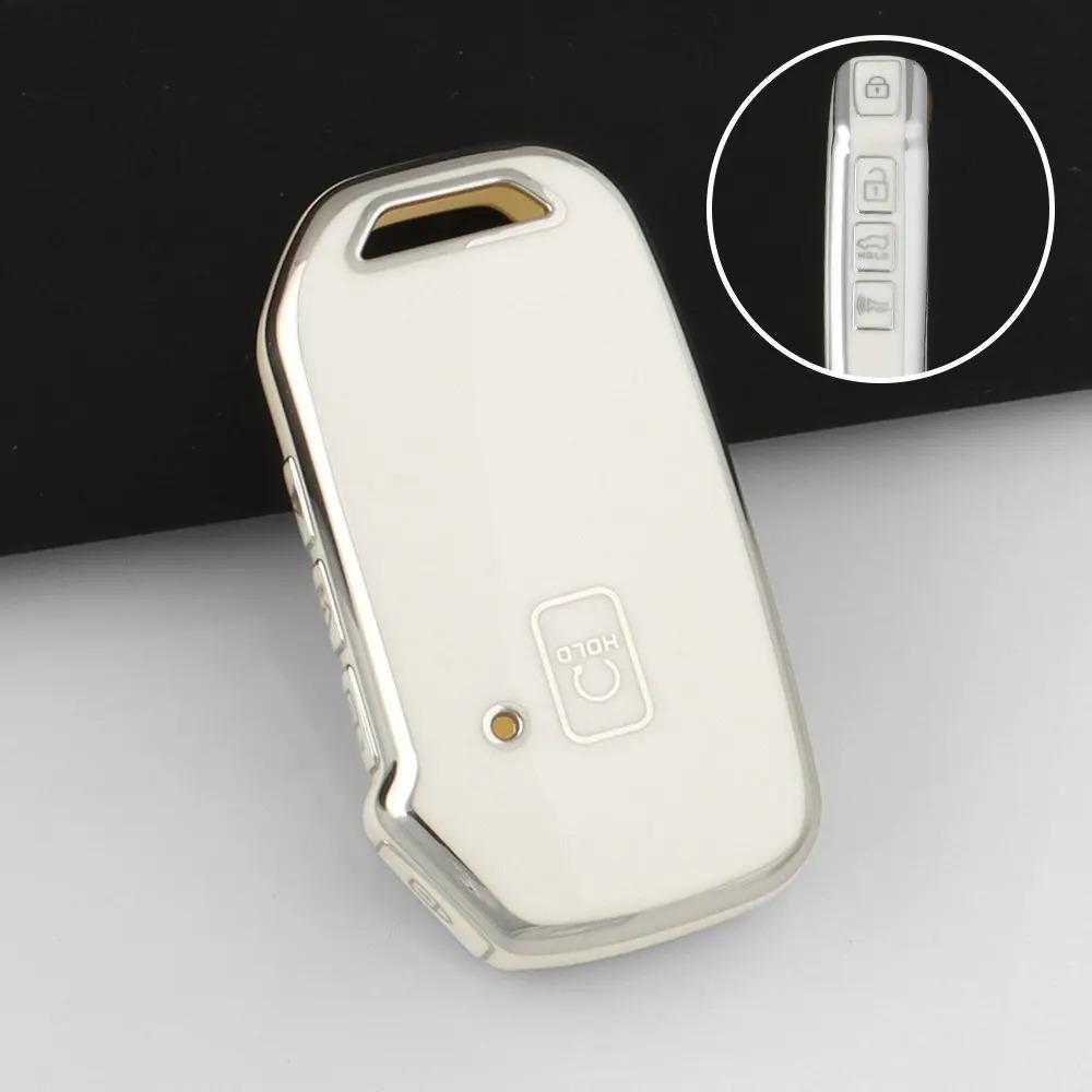 TPU Car Key Case Shell Fob Cover Keychain For Kia Ceed Cerato Forte NIRO Seltos Sorento Soul Sportage Telluride K5 Keyless