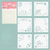 6pcs Children's Stencils Cartoon Animal Pattern Drawing Template Notebook Graffiti Student School Supplies