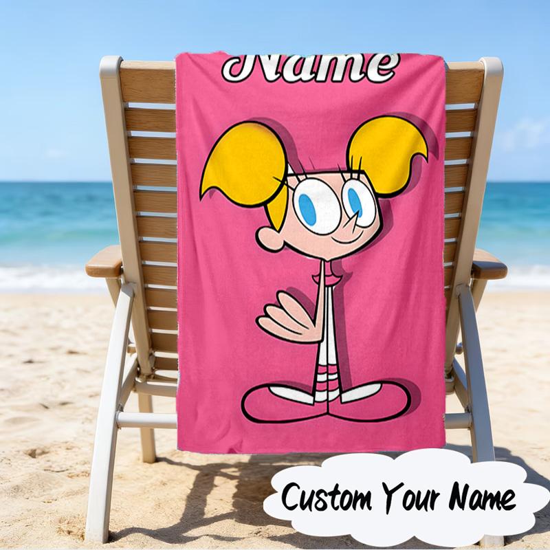 Custom Name Friendship Adventures OddParents Microfiber Beach Towel Super Soft & Absorbent for Bath, Beach, Travel  Bath Time Accessory, Fan Gifts