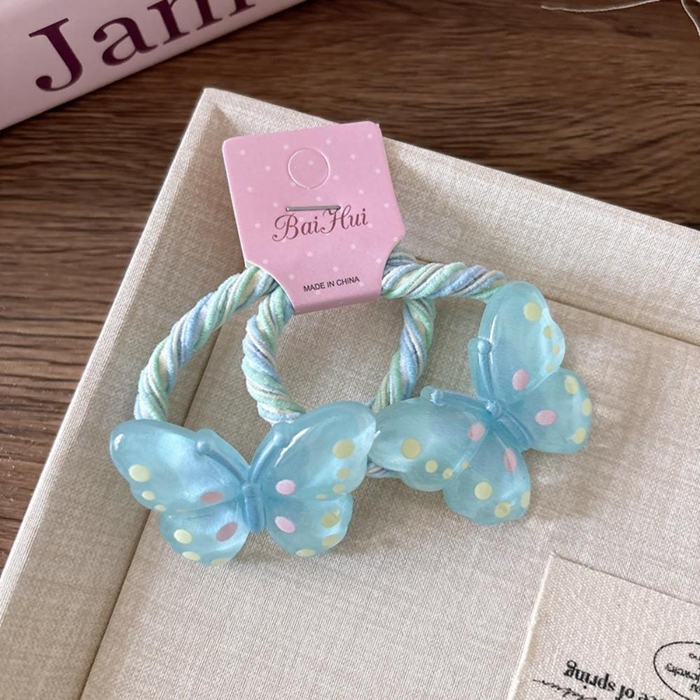 

10Pcs Sweet Elastic Rubber Band Luxury Bowknot Hair Ties Butterfly Hair Bands Hair Accessories