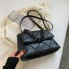 Diament Wzór Crossbody Torba Kobiety Mały Łańcuch Pikowana Torba Na Ramię Plaid Flap Messenger Torby Luksusowe PU Skórzana Torebka Torebka