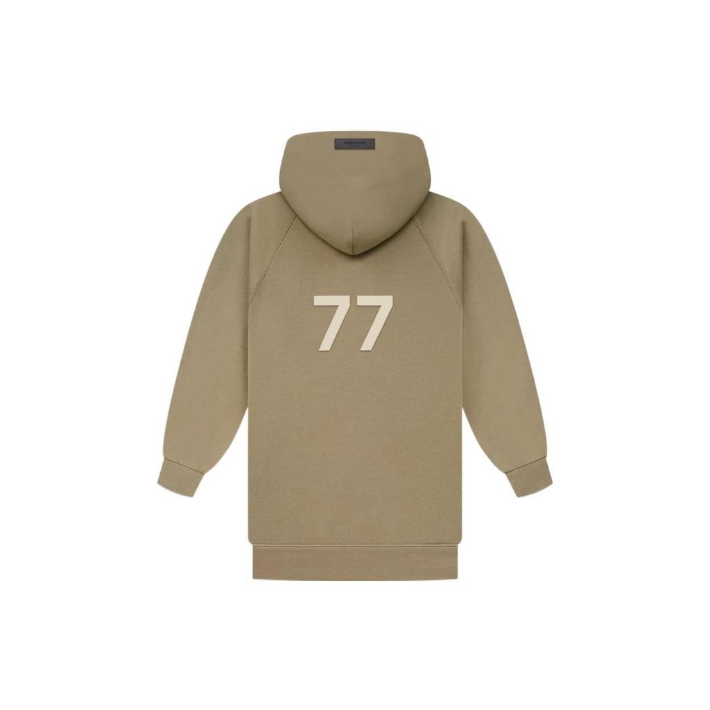 Fear Of God Essentials SS22 Solid Color Digital Pullover Hoodie Women hoodies Oak-Brown FOG-SS22-467