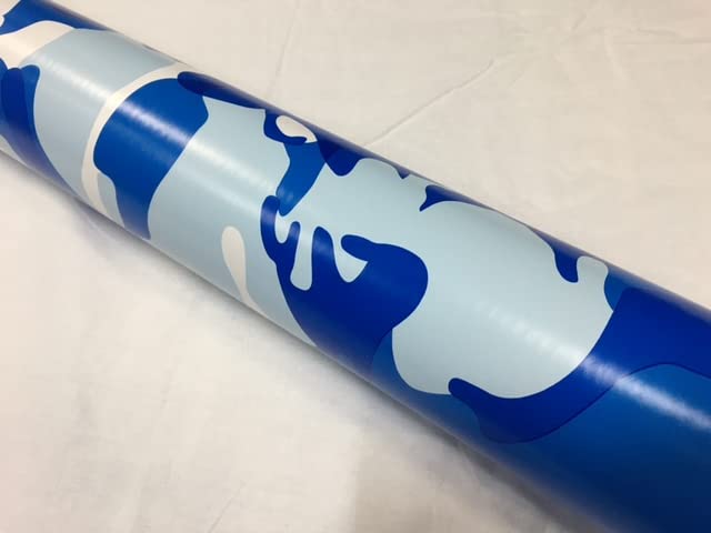 Camouflage Cutting 152cm x Desert Camouflage Wrapping Sheet Camouflage Sheet, 30cm, Blue, Sticker,