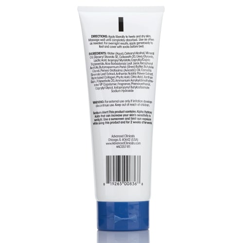 Advanced Clinicals Cracked Heel Cream for Dry, Rough Spots, Calluses by Advanced Clinicls