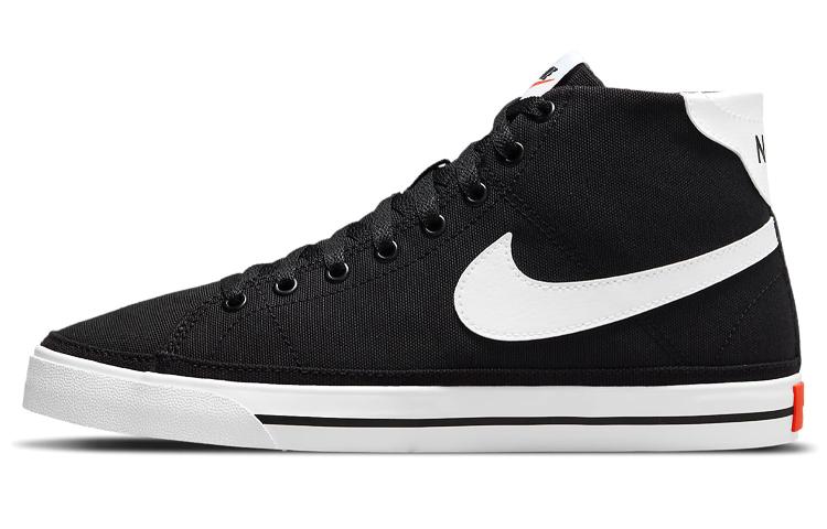 Nike Court Legacy Canvas Mid  Black White Orange  Women s DD0161-001 36