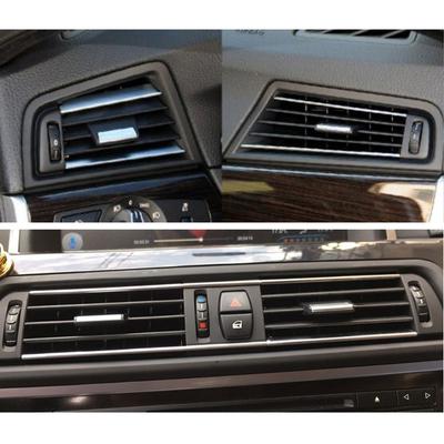 LHD Front Row Wind Left Center Right Air Conditioning Vent Grill Outlet Panel With Chrome Plate For BMW 5 Series F10