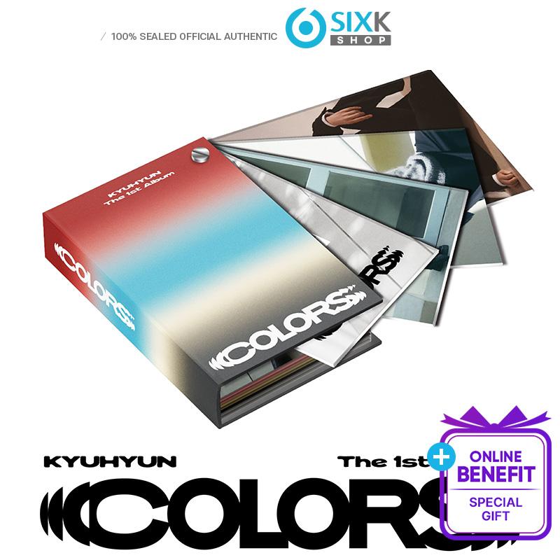 

[Предзаказ] KYUHYUN - 1-Й ПОЛНЫЙ АЛЬБОМ [COLORS] Color Swatch Book ver. (Онлайн-преимущество) POB YES24