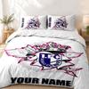 1.FC Magdeburg Custom Name 3pc Set Perfect for Bedroom Use Comfortable Bedding Set Includes a Duvet Cover and Two Pillowcases Ideal Birthday or Christ