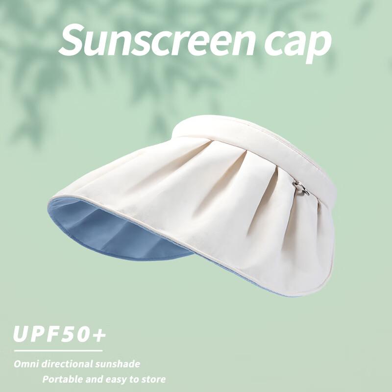 XUEXIMAN Sun Protection Hat for Women, Summer UV Protection Shell Sun Visor Face-Covering Wide-Brimmed Cycling Hat