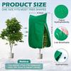 2pcs Plant Non-Woven Fabric Protective Cover Frost Freeze Protection Cover