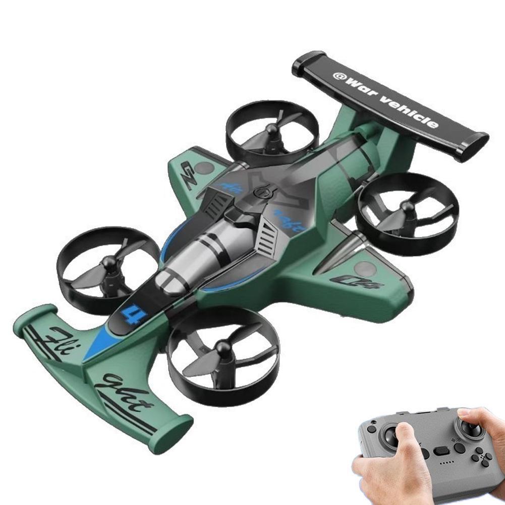 CZ04 Quadricóptero RC de Uso Duplo Terra-Ar 2 em 1 Carro de Brinquedo de Drift Modelo de Drone com Controle Remoto 2.4G com Rotação 360 para Brinquedos de Aeronaves