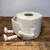 Soporte de Papel Higiénico Creativo de Pie - Divertido Diseño de Postura Sentada, Articulación Desmontable Adorno Artístico Práctico, Decoración de Baño para el Hogar