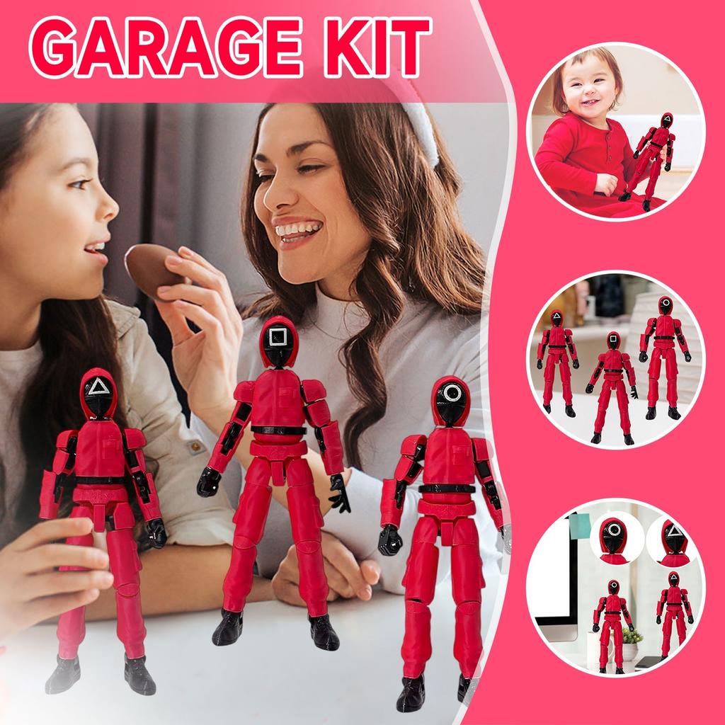 Action Figures, Robot Action Figures, Full-joint Stop-motion Animation, Multi-joint Movable, Various Accessories, Desktop Decoration