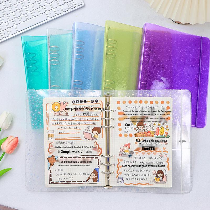 A6 Color Loose-Leaf Binder Notebook - Student Diary & Simple Planner