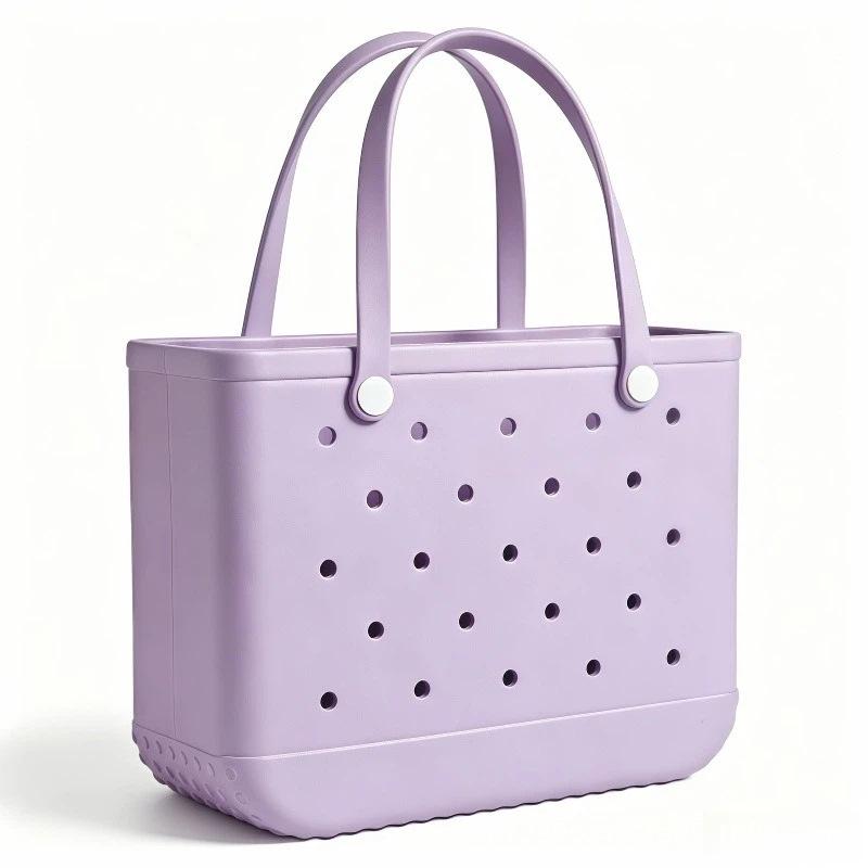 Borsa da Spiaggia EVA Grande Capacità Borsa a Rete Donna Borsa da Viaggio Custodia Accessori Fai-da-te Impermeabile Leggera