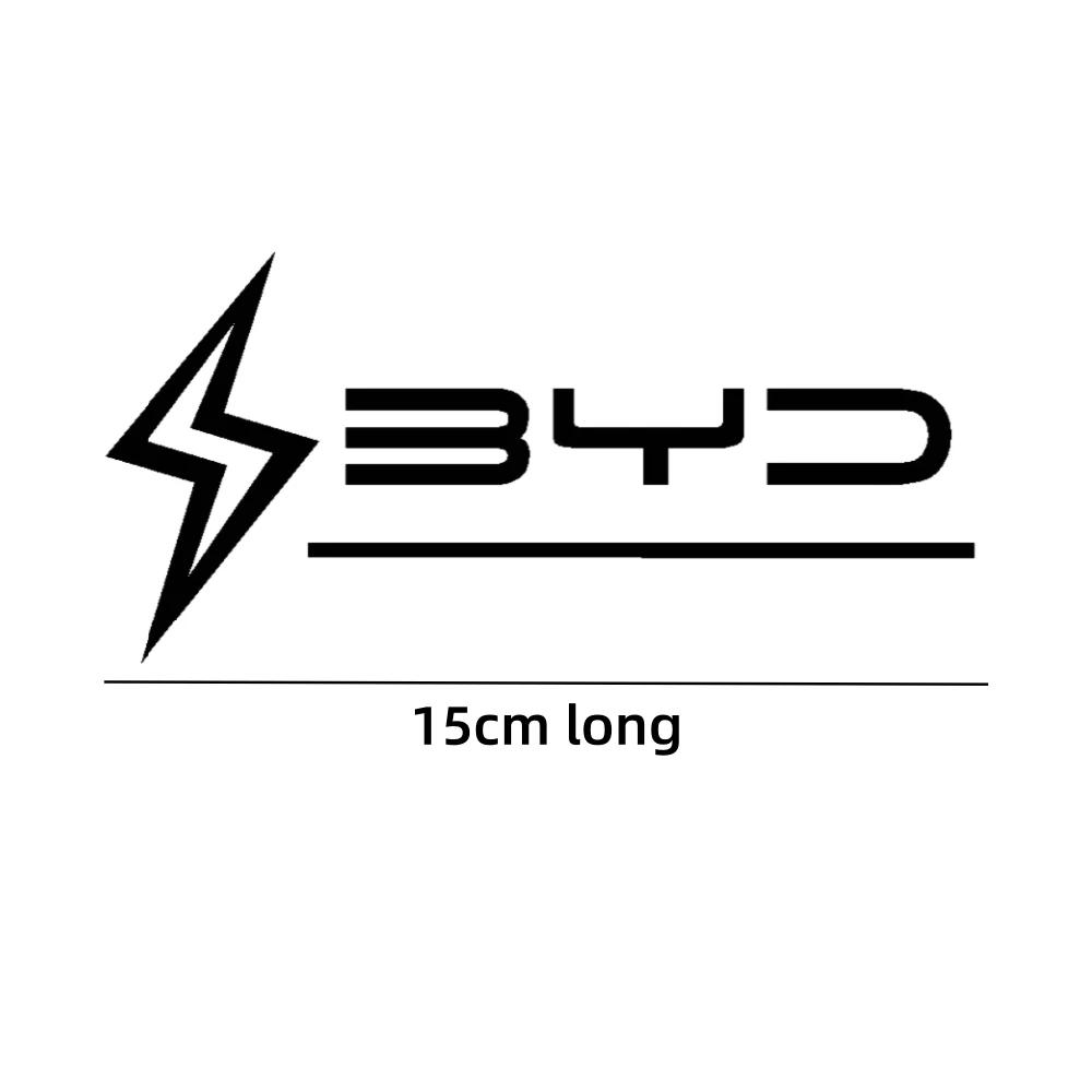 Car Fuel Tank Door Sticker for BYD ATTO 3 Dolphin Seal Han Yuan Plus Laser Reflective Charging Port Decal Accessories