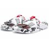 Puma Womens Leadcat Graphic Slide (women's Sizes) Puma White / Puma Black / Coral Slide Slippers 366803 01