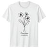 Primrose February Unisexs TShirt February Birth Flower Floral Gift For Her
