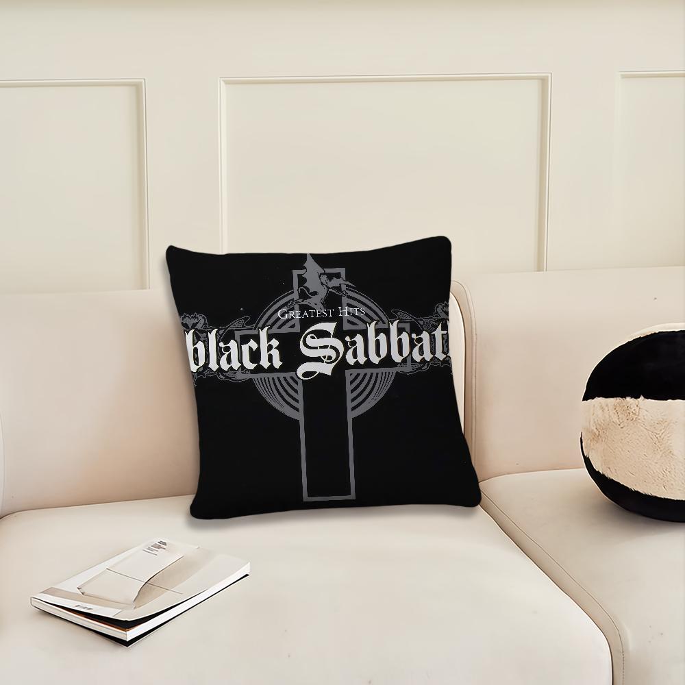 Band B-Black S-Sabbath Ozzy Kissenbezug Dekoration Zimmer Zuhause Sofa Wohnen Büro Auto Nordische Schlichtheit