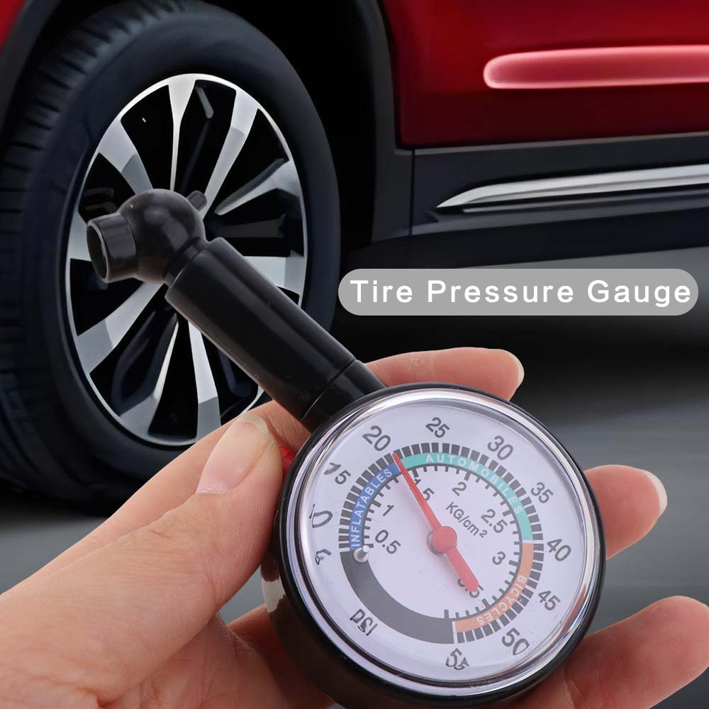 Dial Meter Tire Pressure Gauge Pointer Design Pressure Gauge Measurement  Motorcycle Tire Care