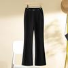 Women's High-Waisted Slim-Fit Micro-Flared Pants, Spring/Autumn 2024 Collection