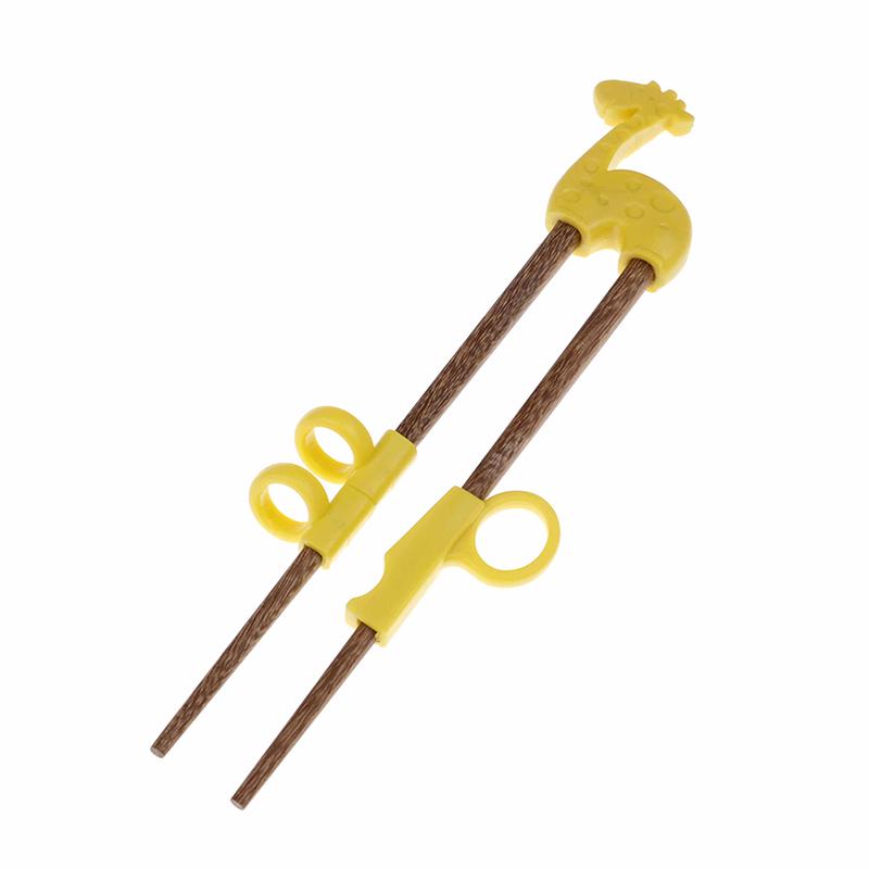 1 paar/Box Baby Ausbildung Stäbchen Kinder Holz Lernen Wiederverwendbare Stäbchen