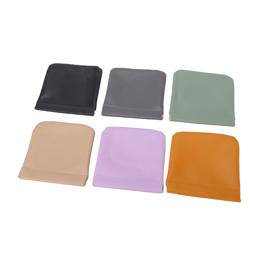 PU Leather Self Sealing Makeup Bags Set Portable Snap Closure Cosmetic   Pouch Travel Cosmetics Bag