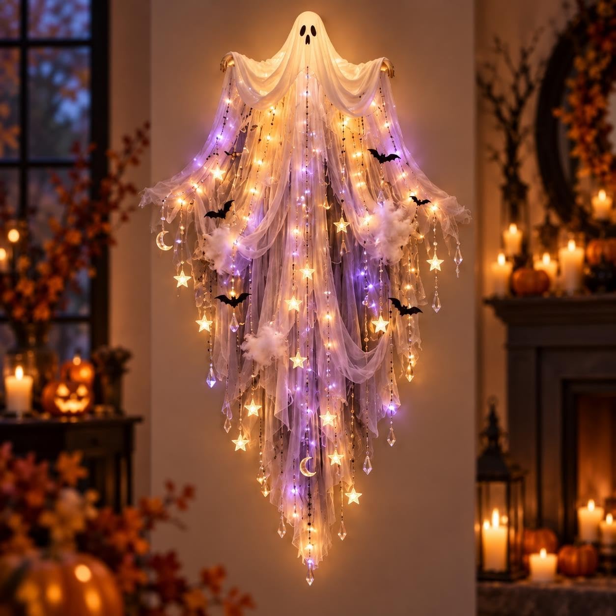 Elegant Halloween Cascade Wall Light Collection