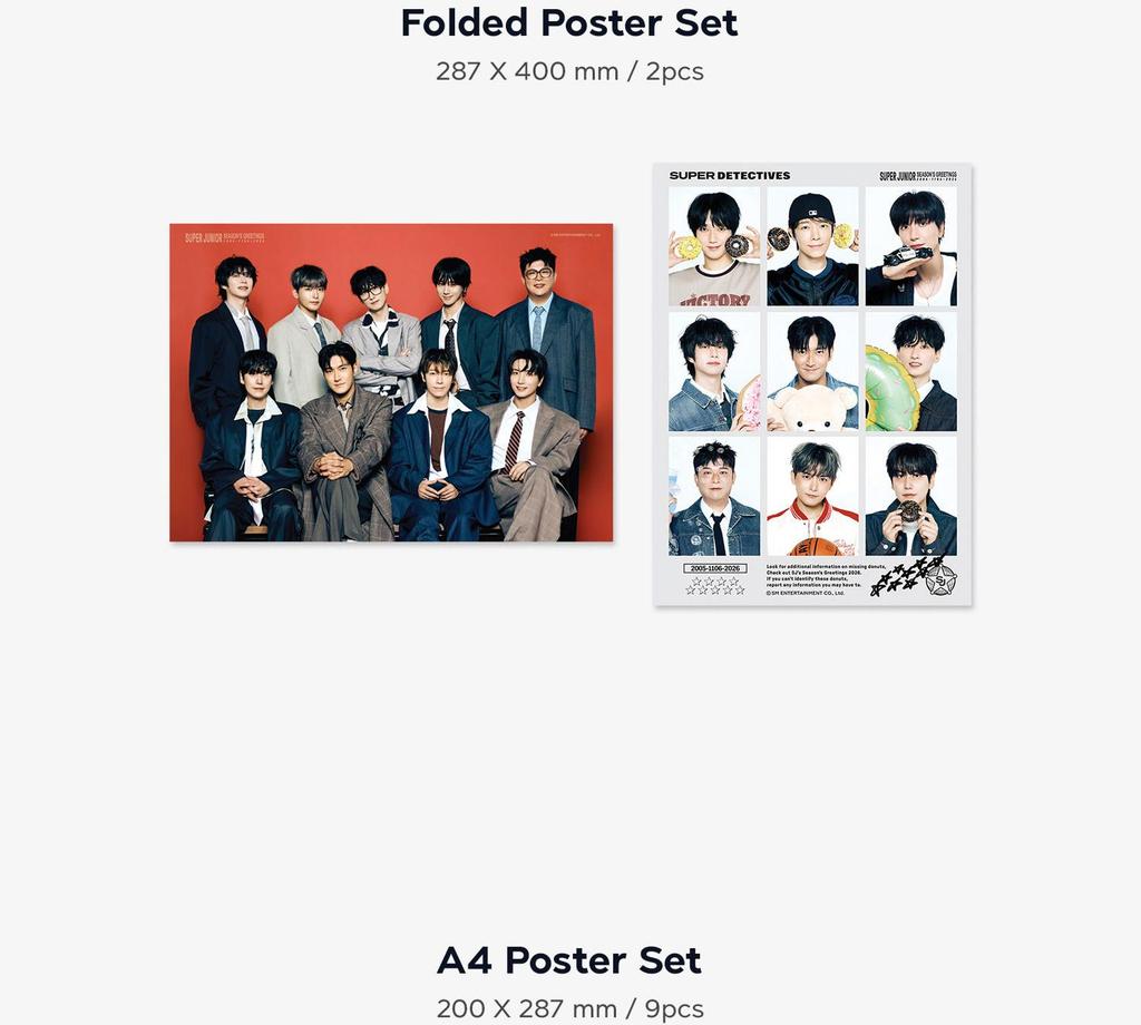 Super Junior [SUPER DETECTIVES] 2026 SM Artist SEASON'S GREETINGS