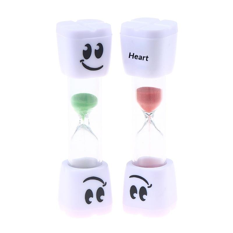 2Minute 3Minute Kids Big Eye Sand Timer for Tooth Brushing Visual Learning Time Management Bathroom Essential