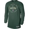 Milwaukee Bucks NBA Crew Neck Pullover Simple Long Sleeve T-Shirt Unisex Tops HF1482-323