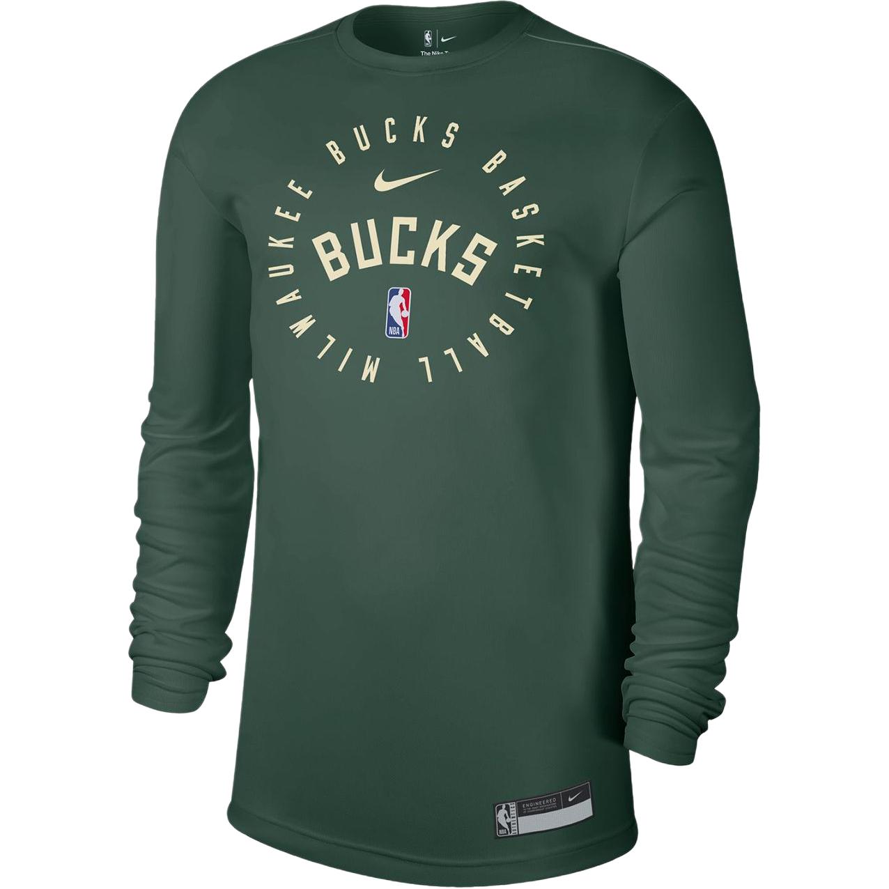 Nike Milwaukee Bucks T Shirt Unisex HF1482-323 M