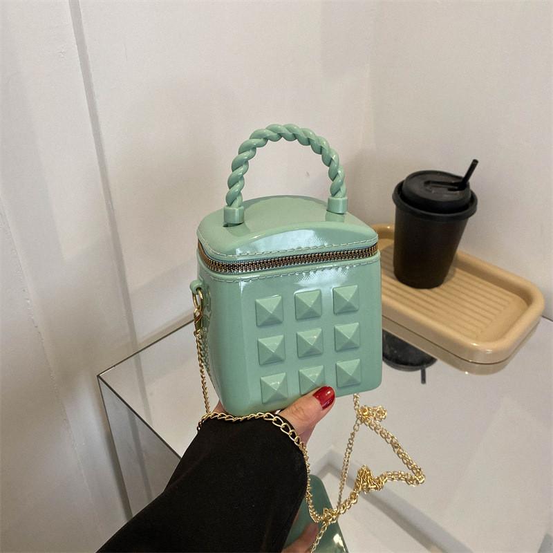 Stylish Korean Mini Bucket Shoulder Bag For Kids With Unique Quilted Design Perfect For Everyday Use