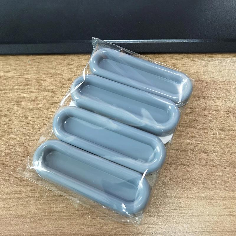 

4 шт. самоклеящиеся дверные ручки овальные дверные ручки для межкомнатных дверей стеклянные окна шкафы ящики нескользящие ручки вспомогательные ручки