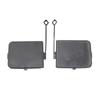 Pair Rear Bumper Tow Hook Cover Cap Primed For BMW E84 X1 2013-2015 Left & Right