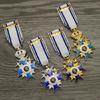 Order of the Bavarian Crowns Medals Lapel Pin Militarys Medals Pin Badge Prussia Crowns Crosses Medals Decorative Brooch