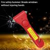 Vehicle Mounted Safety Hammer Rescue Window Breaking Escape Hammer Fire Safety Hammer Multi Functional Window Breaking Tool