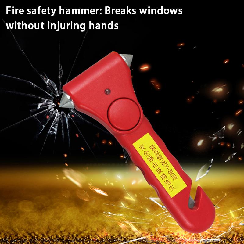 Vehicle Mounted Safety Hammer Rescue Window Breaking Escape Hammer Fire Safety Hammer Multi Functional Window Breaking Tool