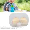 Baby Fork Spoon Set Stainless Steel Portable Short Handle Toddler Forks and Spoons for Schools Kindergartens Yellow