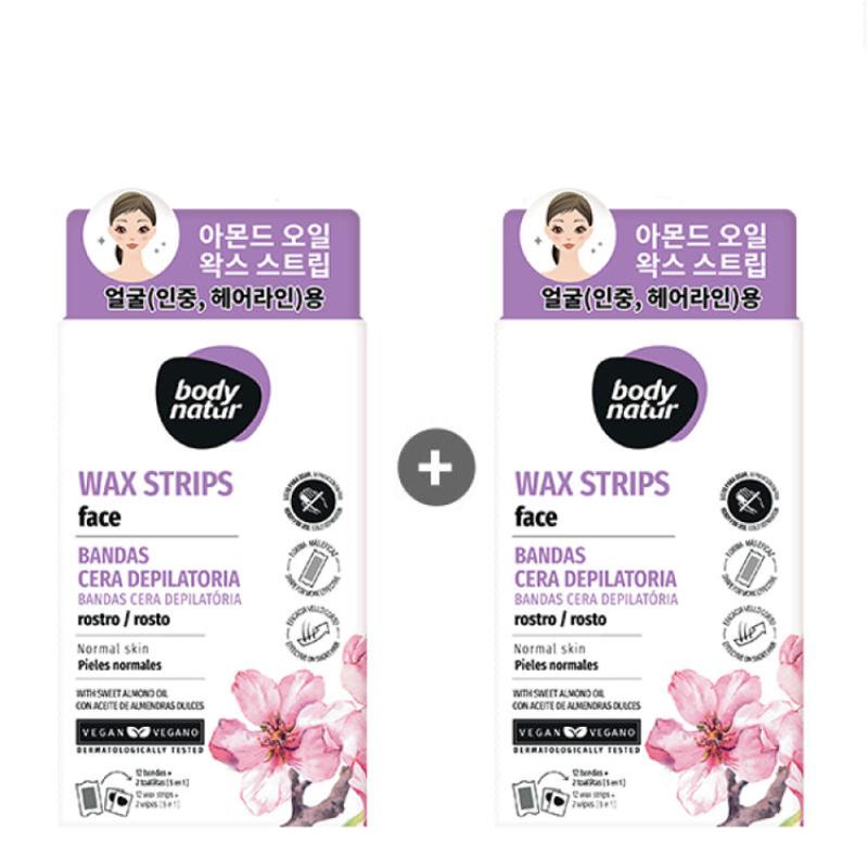 2 Sweet Almond Oil Waxing Wax Strips