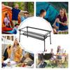Camp Table Lightweight Detachable Aluminum Alloy Camping Tables That Fold Up Lightweight For Indoor Travel Picnic Hiking