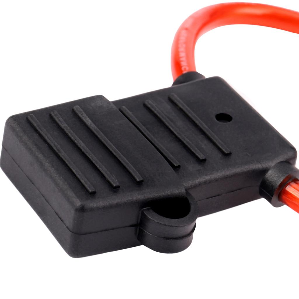 2X 8 AWG Gauge MAXI Blade Fuse Holder Inline Wire 12-24V Volt Waterproof + 40A Fuse