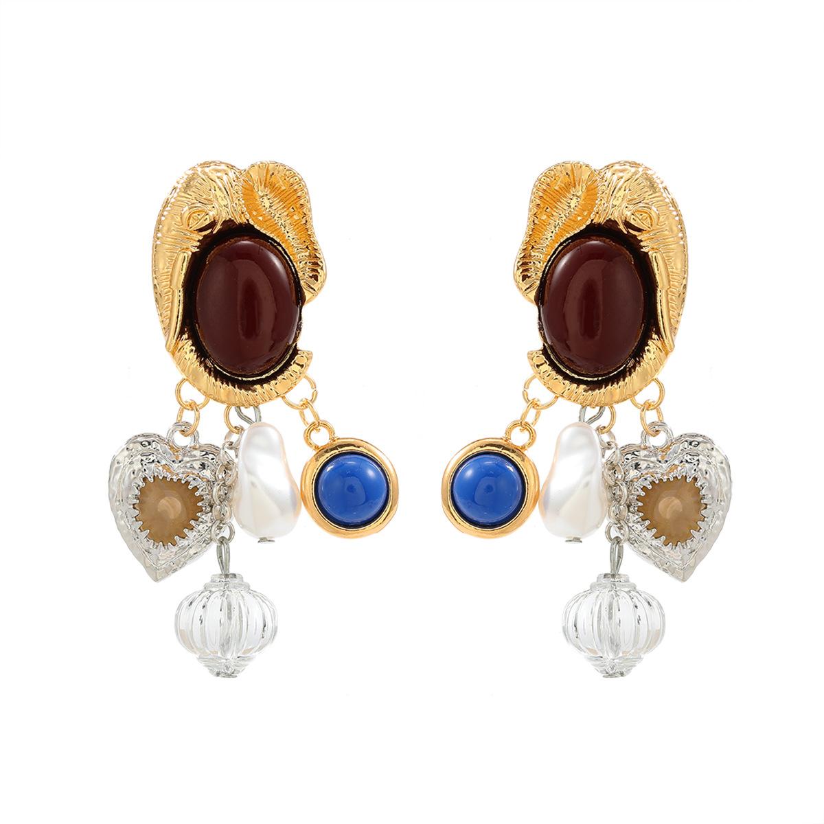 

Женские серьги-подвески Love Lantern из смолы с имитацией жемчуга в стиле бохо золотой