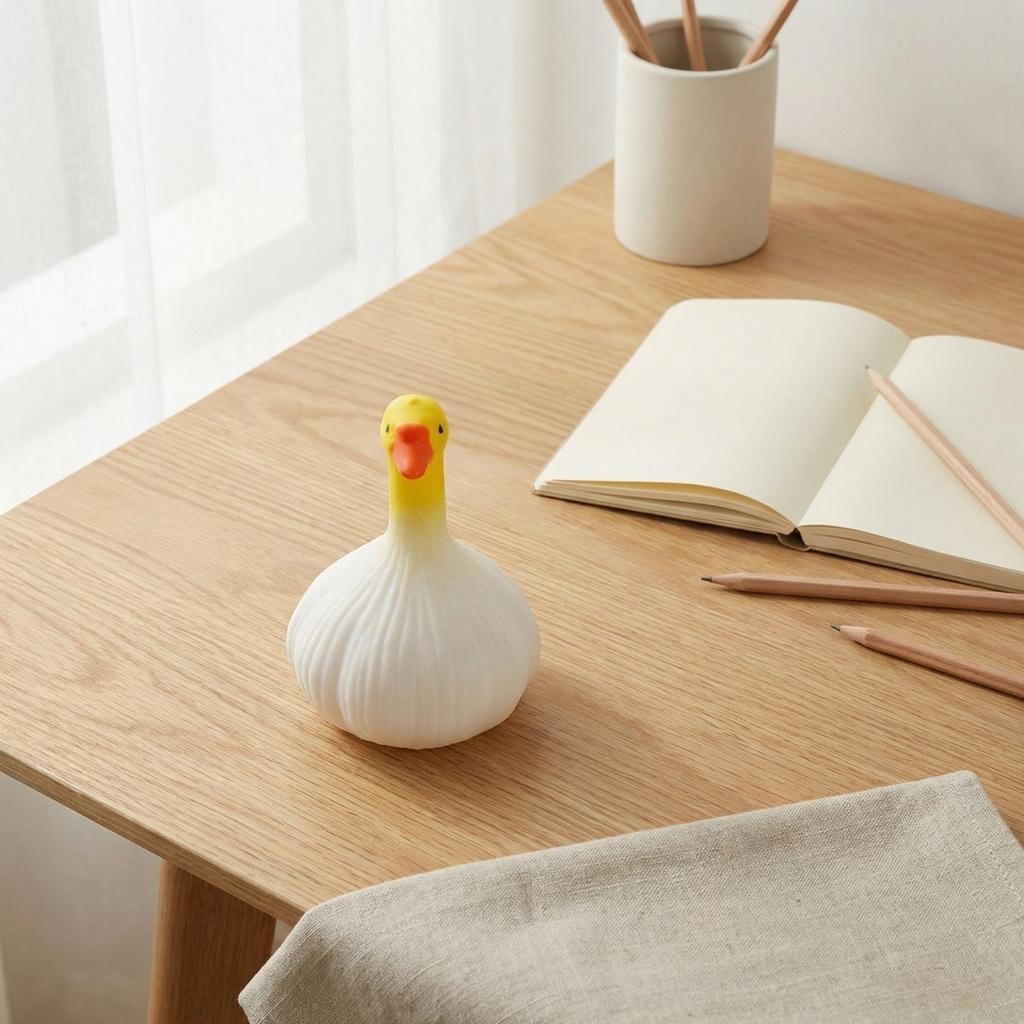 Novelty Goose Shaped Squeeze Toy for Stress Relief and Hand Exercise Soft and Flexible Material Fun Design for Desktop Use