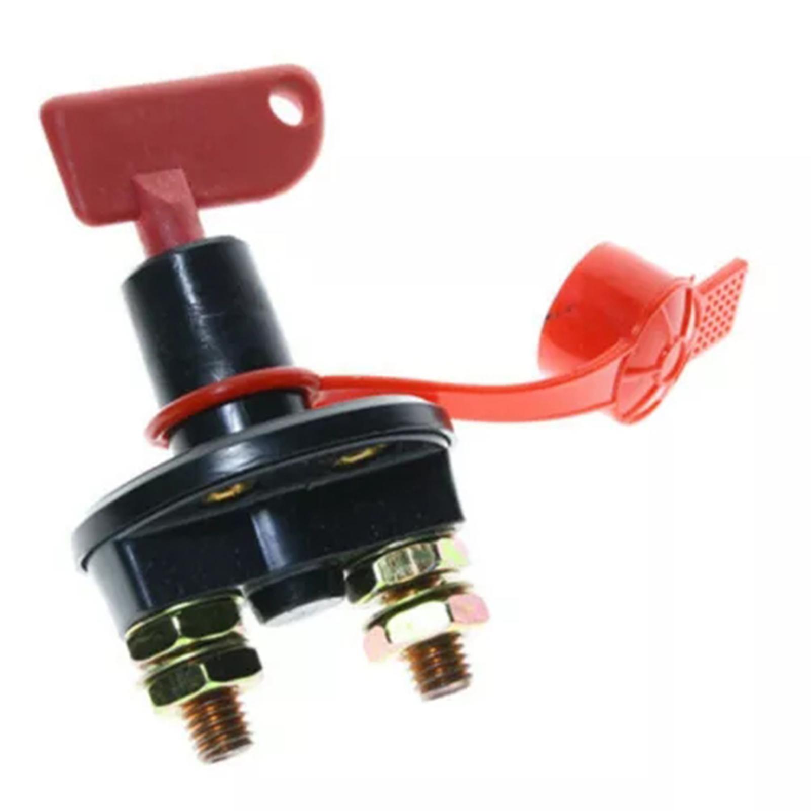 

12V/24V Disconnect Battery Isolators Cut Off Kill Switch With Key Battery Power Isolators Kill Switch For Vehicle Motos