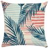 Plant Leaf Pillowcase Soft Short Plush Cushion Cover Tropical Rainforest Pillow Case Cushion Cover Throw Pillowcase 50X50 Pillow