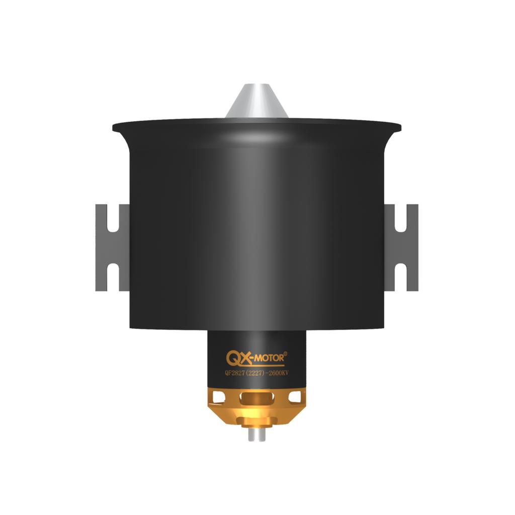 Qx-Motor 70mm EDF 4s 6s QF2827 Brushless Motor 12 Blades Ducted Fan for RC EDF Jet Aircraft Airplane