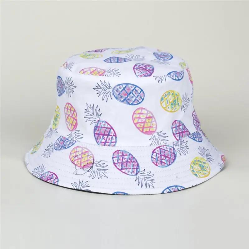 Spring and Summer Cotton Print Bucket Hat Fisherman Hat Outdoor Travel Sun Cap for Men and Women 284