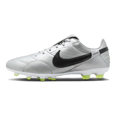 Premier 3 FG Metallic Silber Herren Sneakers Volt Schwarz AT5889-004